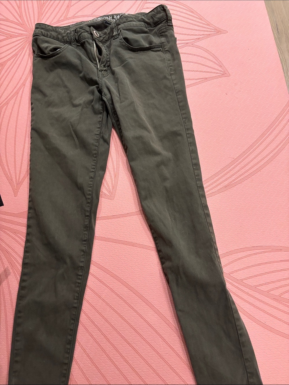American Eagle Outfitters Olive Stretch Pants